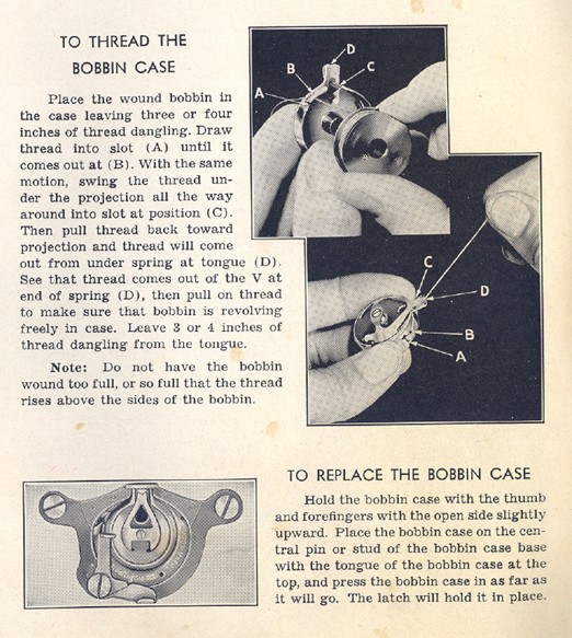 To Thread the Bobbin Case